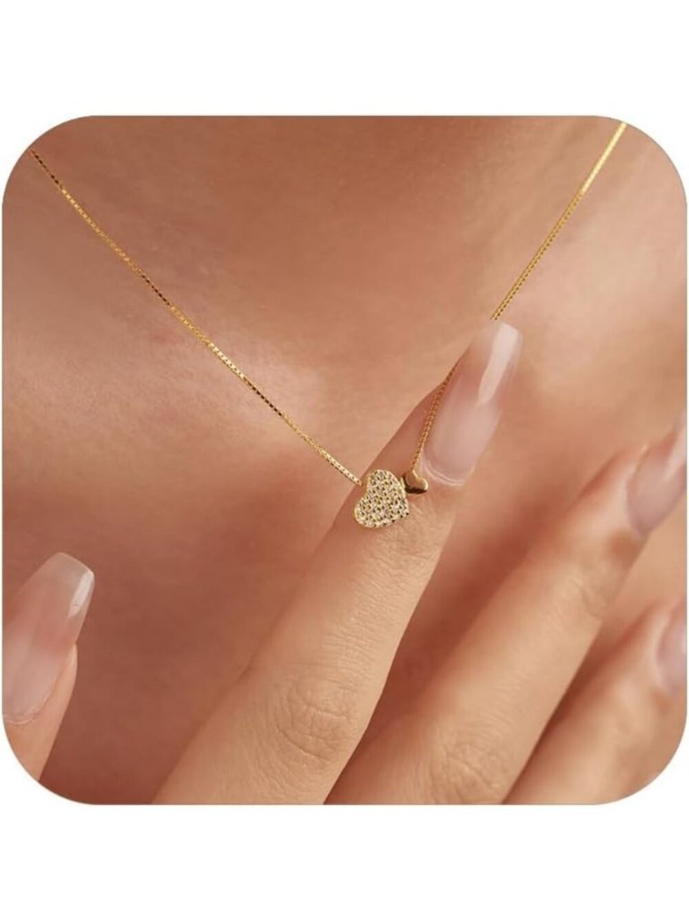 Sterling Silver Heart Star Cross Necklace for Women - Elegant Gift for Her